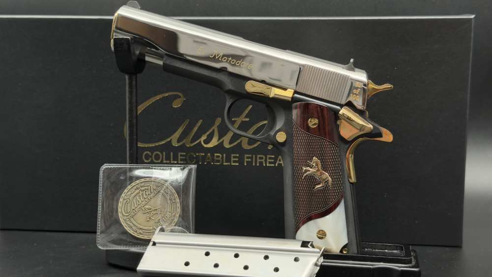 Colt CNC Custom & Collectable El Matadore 1911 38 Super TT 24K Gold LAYAWAY