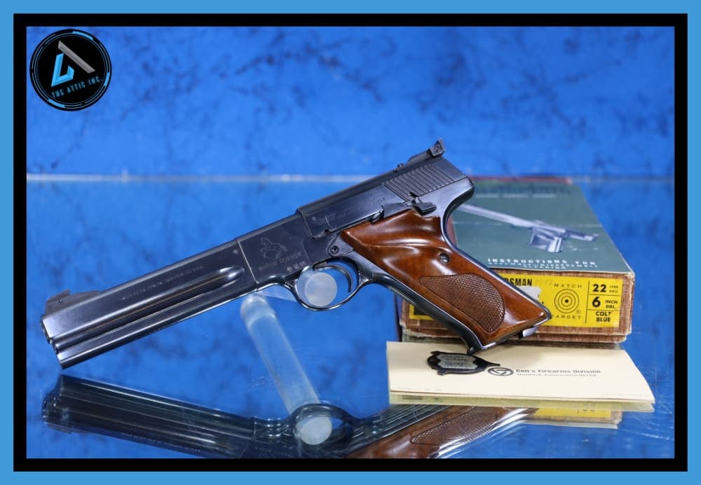 Colt Woodsman Match Target 22LR 3rd Issue W/Box Mfg 1969|C&R Elig