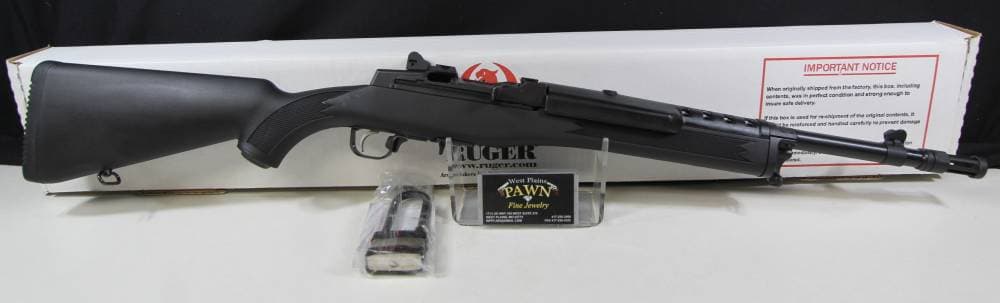 RUGER MINI 30 SEMI AUTO RANCH RIFLE, 7.62x39, 10 RND, 16" BRL, 05854