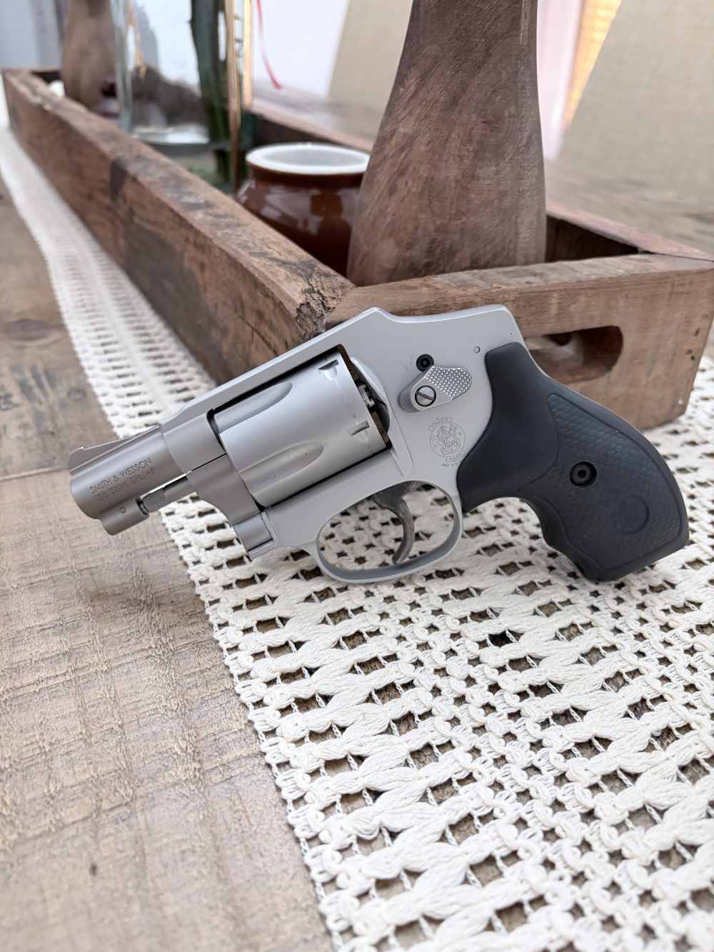 Smith & Wesson Airweight Revolver Model 642 38 Spl + P
