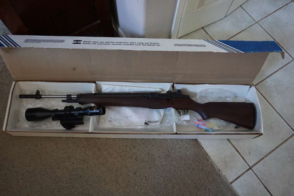 Springfield Armory M1A 308 Match HB Stainless SS w/ Factory Scope MA9802