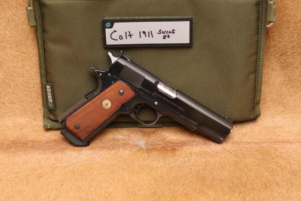 Custom Colt Combat Government Model .45 ACP 5" Blued Semi-Auto 1911 Pistol
