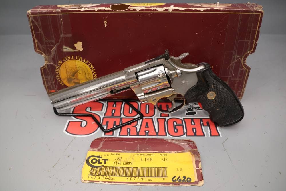 Colt King Cobra .357MAG / .38SPL 6" w/ Box - 6rds - Made c. 1986