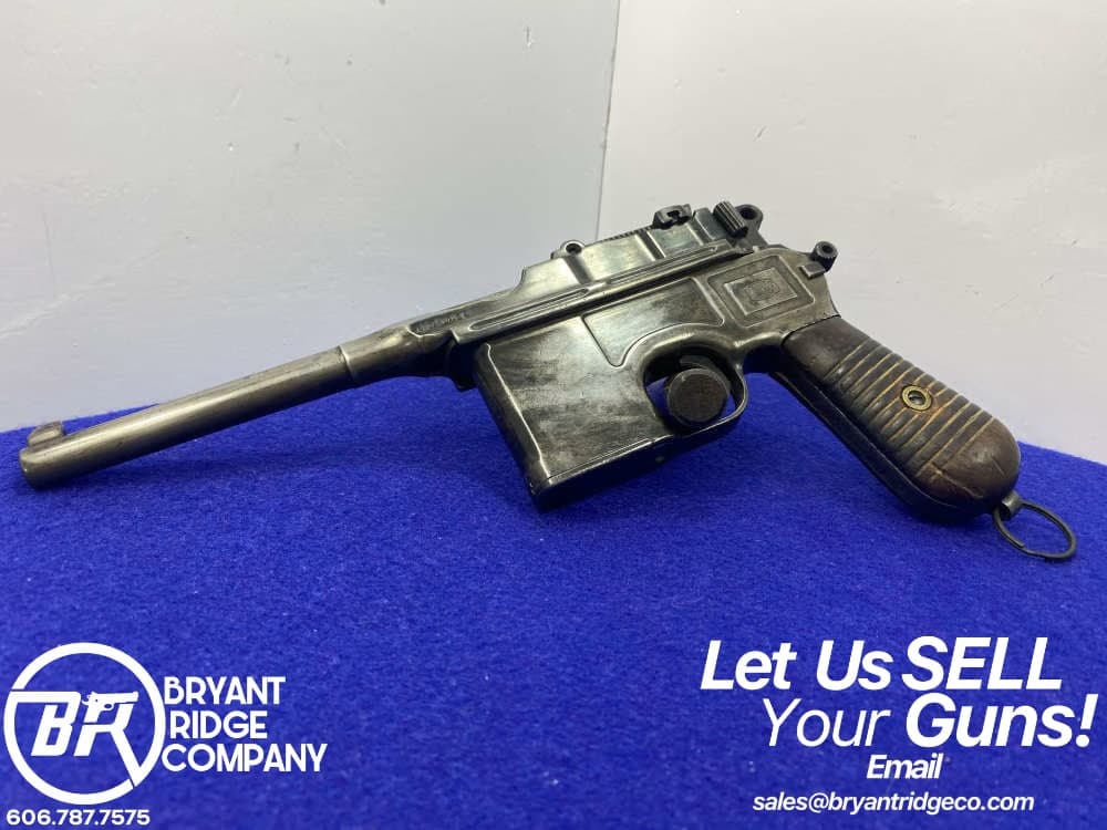 Waffenfabrik Mauser C96 7.63x25 Blue 5.25"*COLLECTIBLE WORLD WAR II PISTOL*