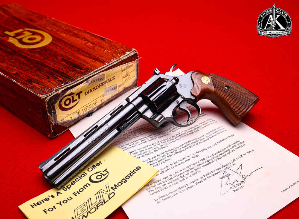 1978 Colt Diamondback 6" .22 Long Rifle in OG Box *FACTORY BLUE FINISH*