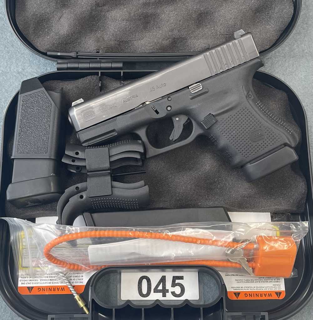 Nice-Glock 30 Gen 4 G4 Generation 4 .45 ACP w/ Night Sights $Super Deal$ 45