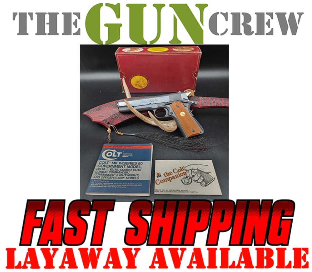 Colt 1911 Govt 45ACP 1988 Mfg Vintage 45 W/ Box Blued 5" Layaway STUNNER