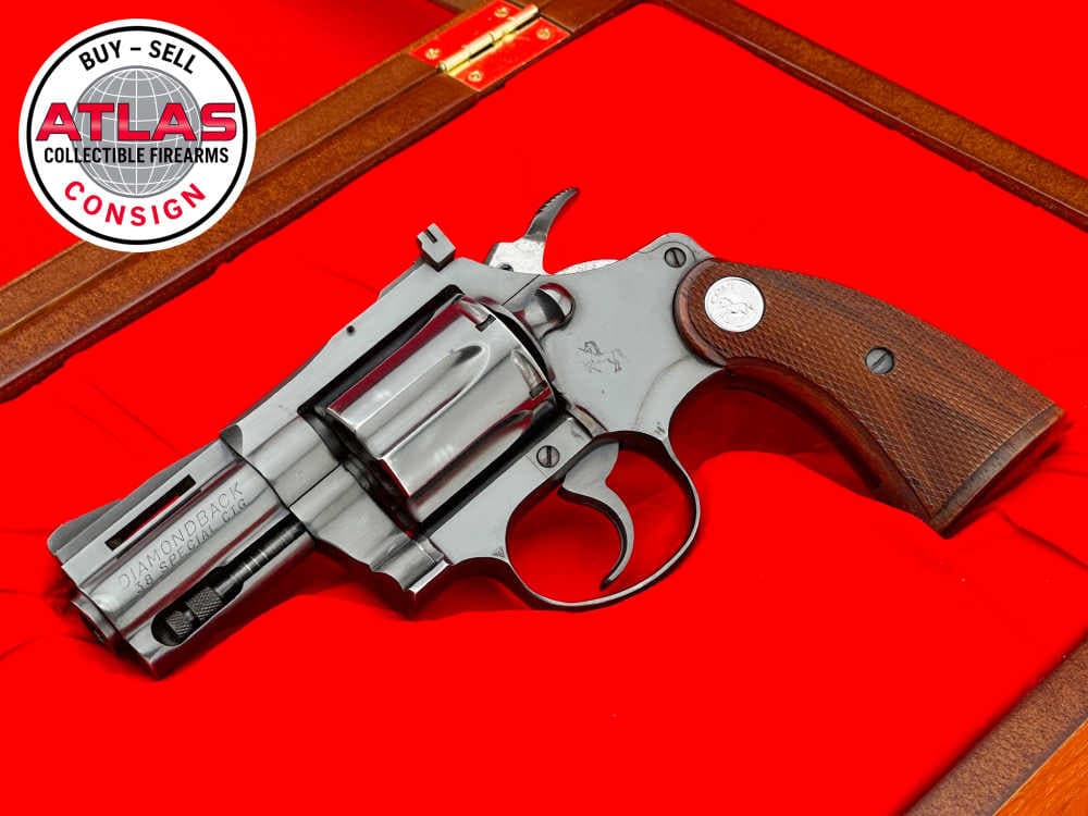 EARLY 1ST GEN. 1968 COLT DIAMONDBACK 2.5" BLUE .38 SPL - ORIGINAL
