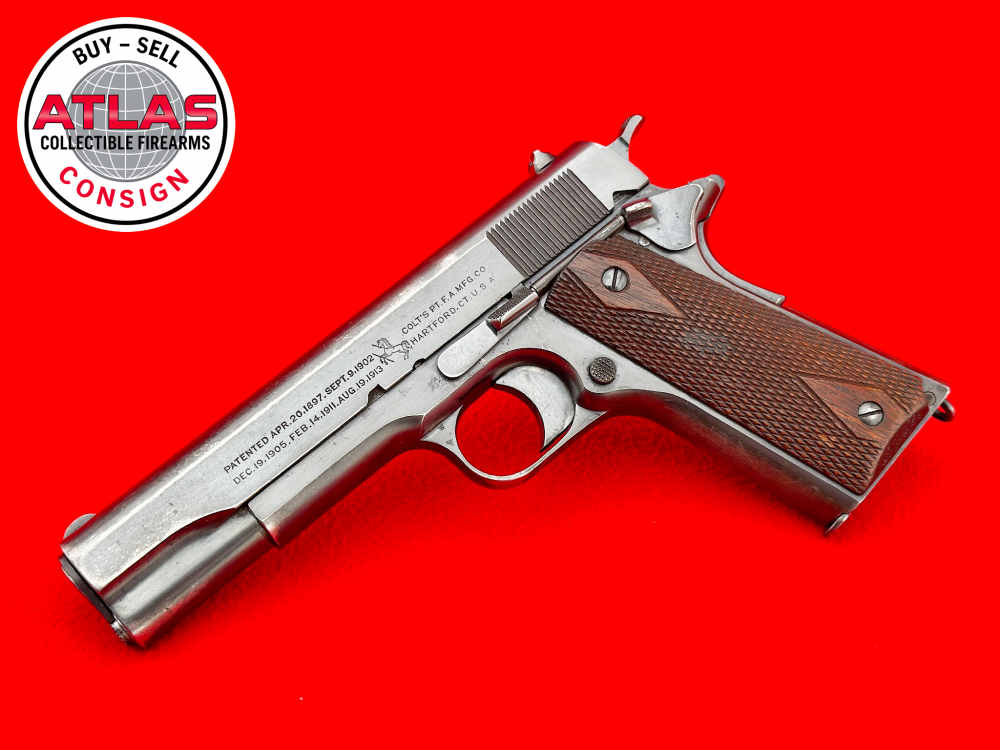 1920 COLT GOVERNMENT MODEL 1911 .45 ACP BLUE PRE-A1 COMMERCIAL