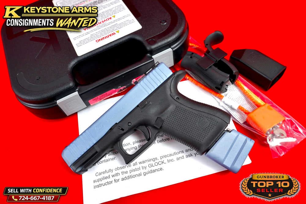 Awesome Custom Glock 23 Gen 5 .40 S&W Cerakote Meprolight Sight $.01 NR