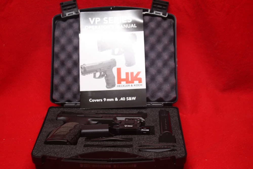 HK HECKLER & KOCH VP9 V1 VERIDIAN X5L LIGHT LASER 9MM SEMI-AUTO PISTOL