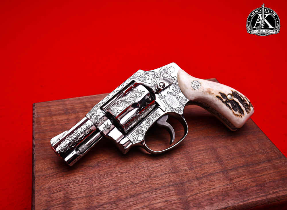 GABE SHIVLEY MASTER ENGRAVED - SMITH & WESSON 640-1 2" .357 MAG