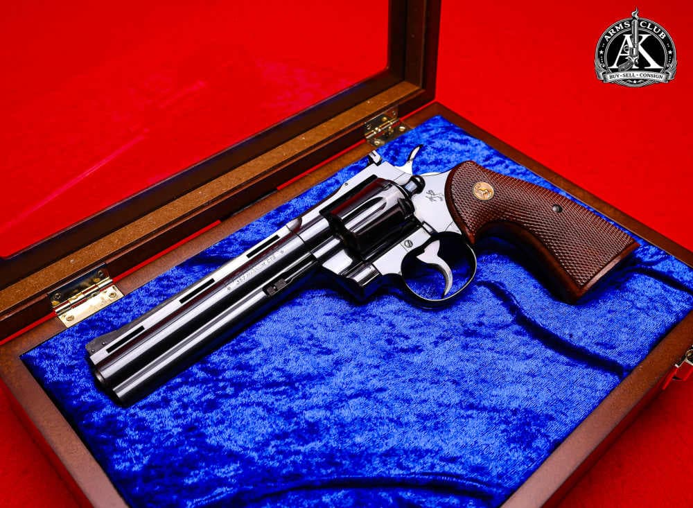 HOLY GRAIL - 1957 COLT PYTHON 6" ROYAL BLUE .357 MAGNUM - 98%!!
