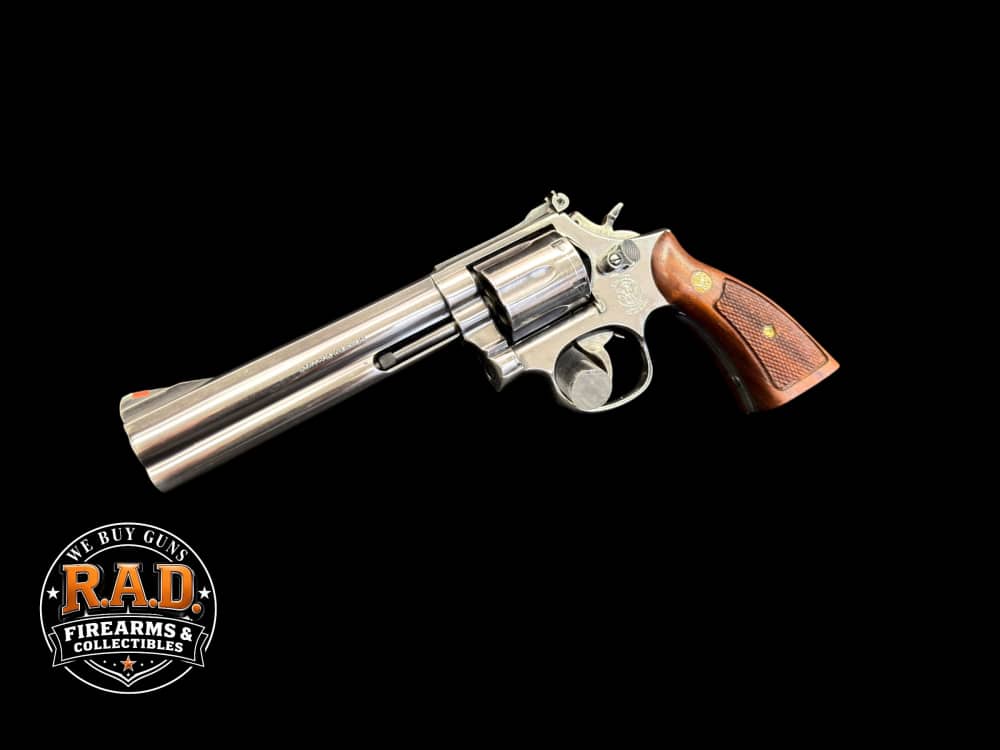 AWESOME, SMITH & WESSON 686-3 MIDNIGHT BLACK 6” BLUED .357 MAGNUM