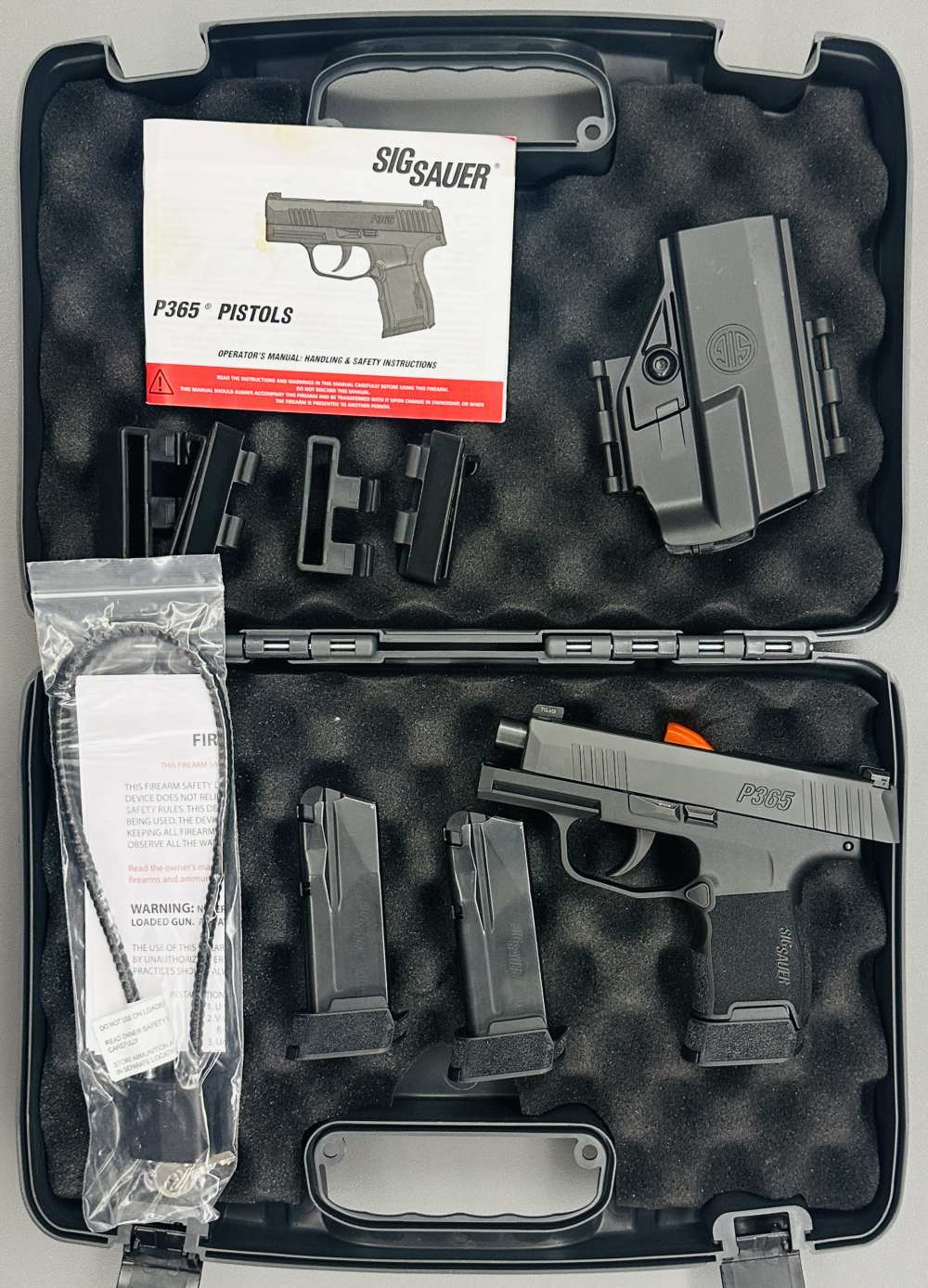 Sig Sauer P365 TacPac - 9mm Luger - X-Ray Night Sights - 3 mags - LNIB