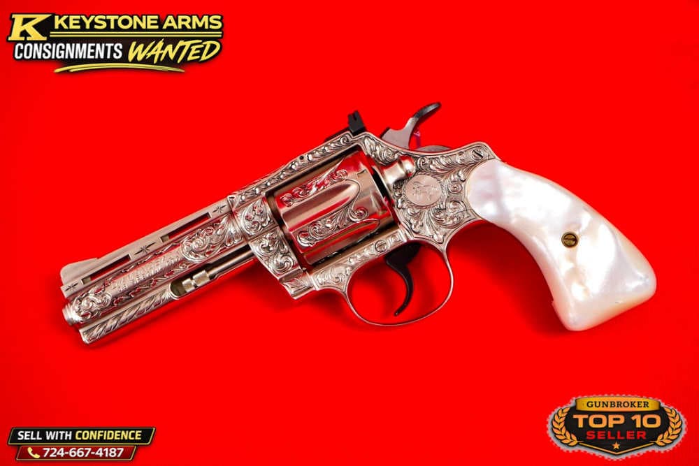 Exceptional Colt Diamondback Ben Shostle Master Engraved GRAIL