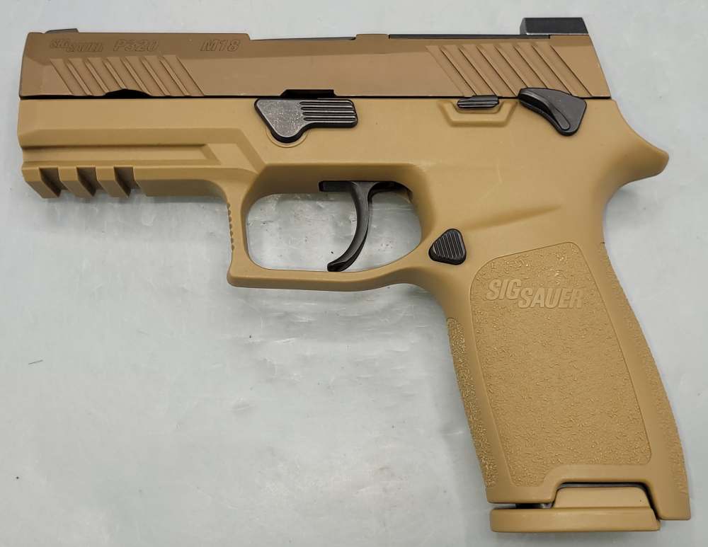Sig Sauer P320 M18 9mm Luger 3.9" FDE 21+1