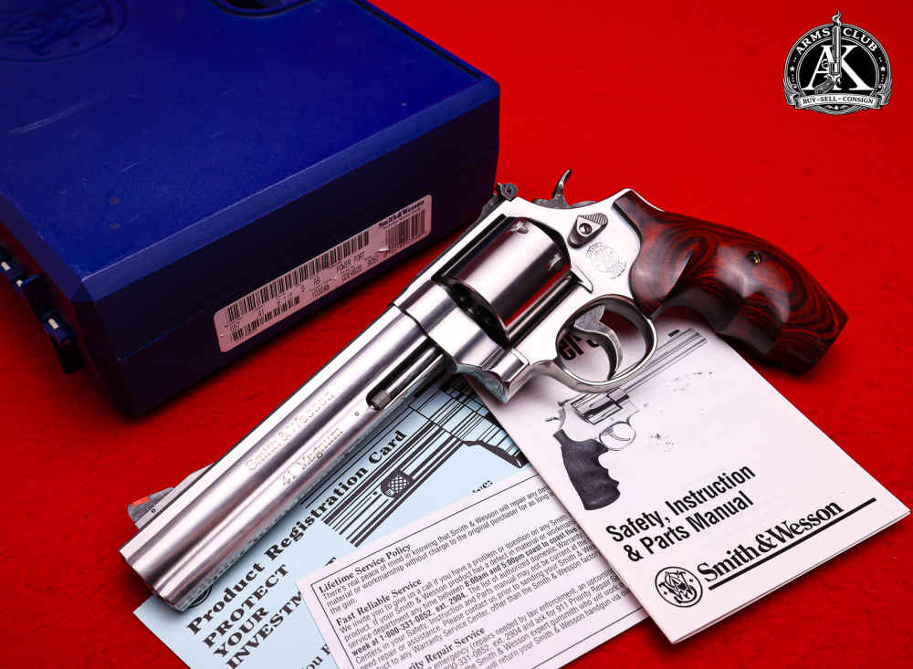 1998 Smith & Wesson 657-4 .41 Mag Unfluted Cylinder 7.5" Power Port Barrel!