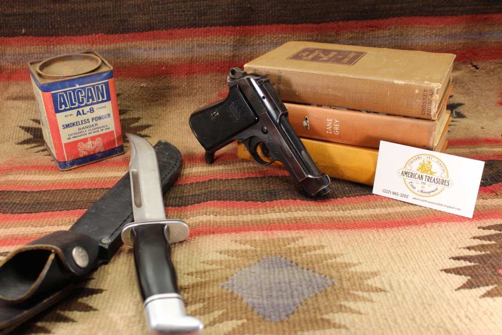Beretta 1935 32 ACP 7.65 3.3" Barrel Pistol C&R Vintage Born 1956 Scarce