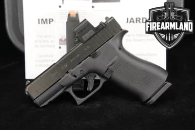 Glock 43X MOS G43X 43-X 9mm 3.41 G43 X +2 MAGS ORIG CASE, OSIGHT OPTICS