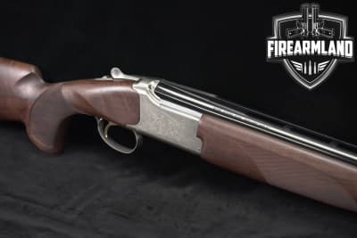 Browning Citori 525 12-Gauge 28" Satin Nickel & Walnut FACTORY ENGRAVED
