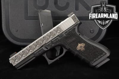 Glock 17 Gen3 G17 Gen 3 9mm 4.49 Stainless +2 MAGS, ORIG CASE