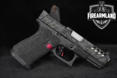 Glock 19 Gen5 G19 Gen 5 9mm 4.02 Black/Gray Camo TIMNEY TRIGGER +2 MAGS