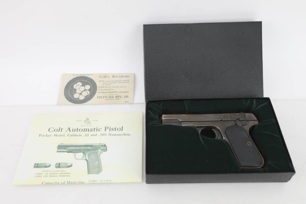 Colt 1903 Pocket Hammerless 32 auto. w/ box and papers