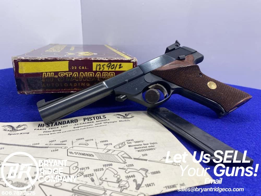 1962 High Standard Supermatic Citation .22 LR Blue *VINTAGE 103 SERIES*