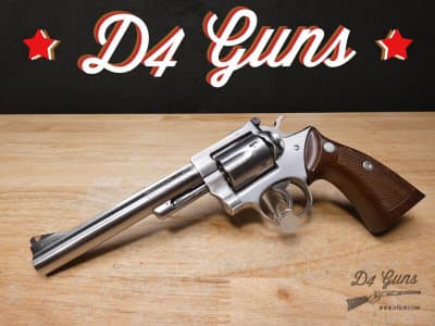 Ruger Security Six - .357 Mag - Stainless - 6IN BBL - MFG 1983 - SA/DA