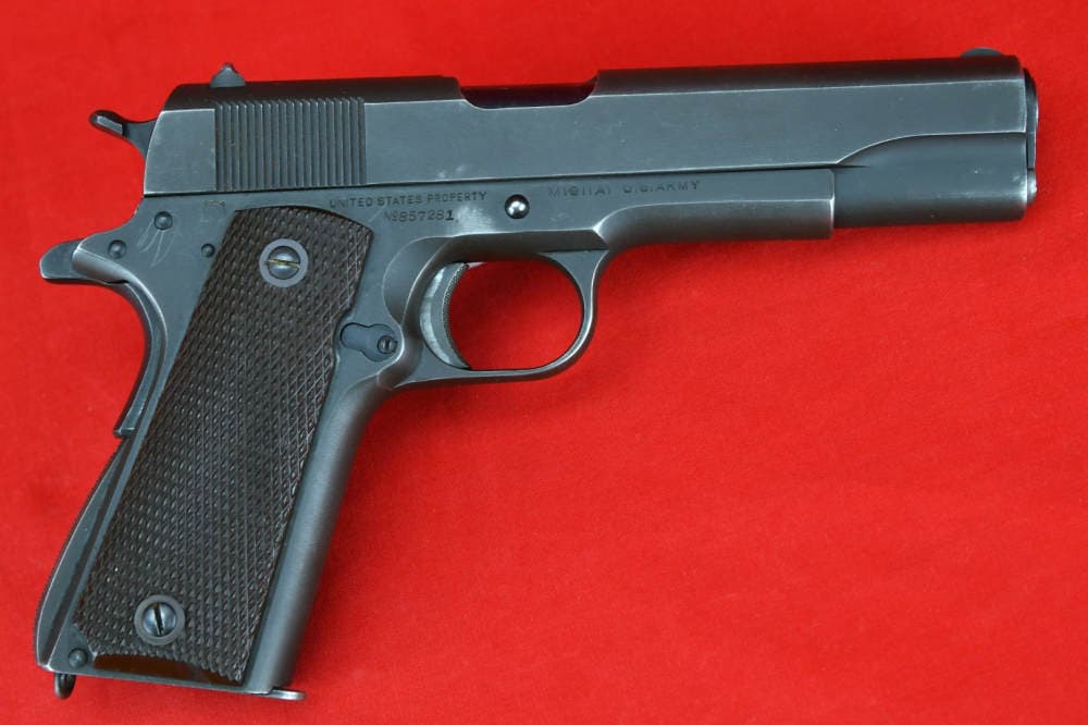 RARE 1942 Colt Model 1911A1 - U.S. Issued - *VERY EARLY G.H.D. PISTOL*