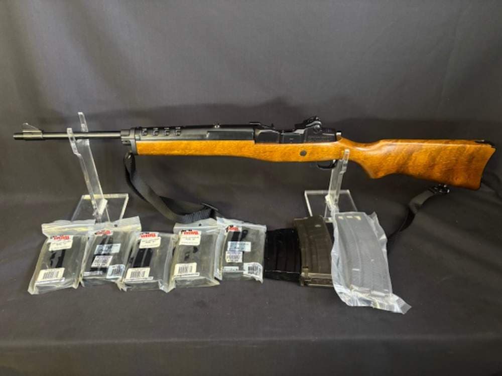 Ruger Mini 14 MFG 1987 Pre Ban With 9 Magazines! Penny .01!