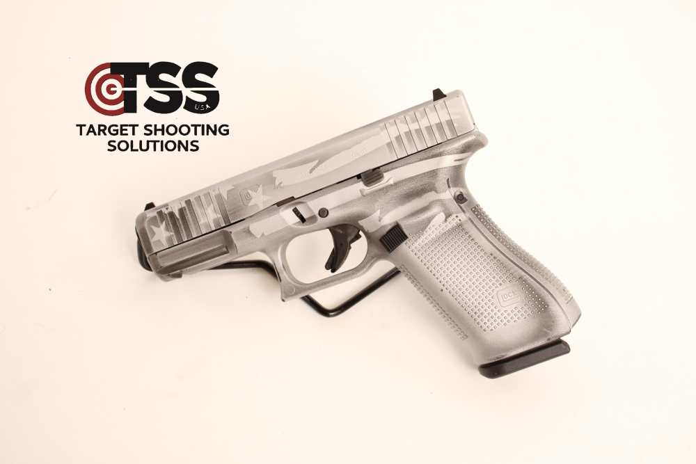 Glock 45 Silver American Flag