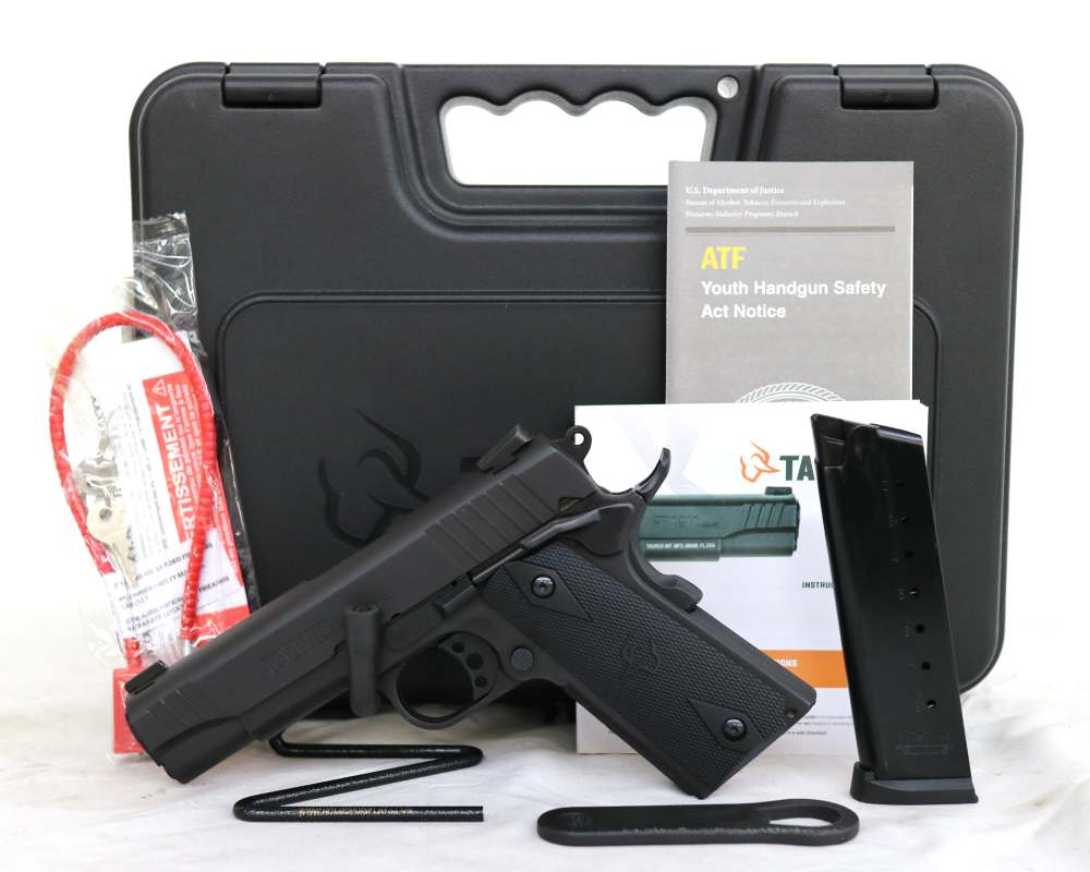 Taurus 1911 Commander .45 ACP 4.25” Semi-Auto Pistol – Black