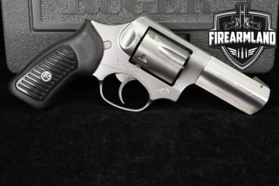 2001 Ruger SP101 357 Magnum 3" Brushed Stainless SP 101 +ORIG CASE