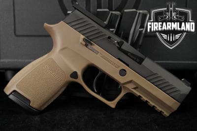 Sig Sauer P320 Compact 9mm Two-Tone Black & FDE P 320 +4 MAGS & ORIG CASE