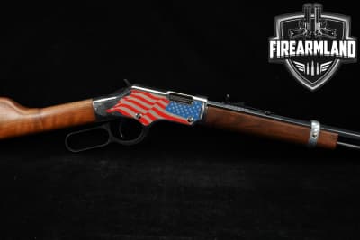 Henry Golden Boy Silver Patriot Series STAND FOR THE FLAG 22LR H004SFF