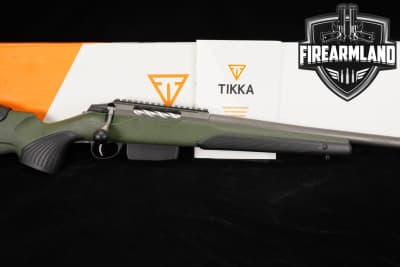 Tikka T3x Super Varmint Roughtech Green 7mm PRC 23.7 THREADED +ORIG CASE