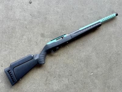 Ruger 10/22 Takedown Lite Threaded TALO Edition 22 LR Turquoise 21163