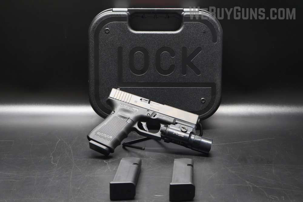 Glock 19 Gen 4 Semi Auto Pistol 9mm Parabellum