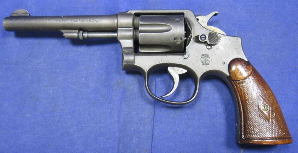 Vintage Smith & Wesson Pre-Model 10 .38 Spl Revolver 5” Barrel - Circa 1955