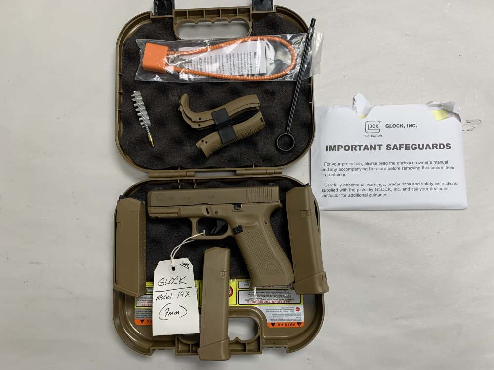 Glock Model 19x pistol 9mm