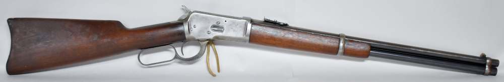 WINCHESTER MODEL 1892 20" .38 WCF MFG 1907 RARE 38-40 PENNY COLLECTORS SALE