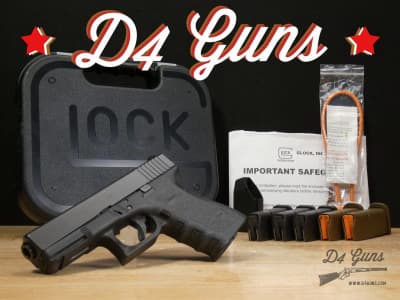 Glock 19 Gen3 - 9mm - OG Case w/ Five Mags! - Gen 3 - USA MADE - CCW - G19