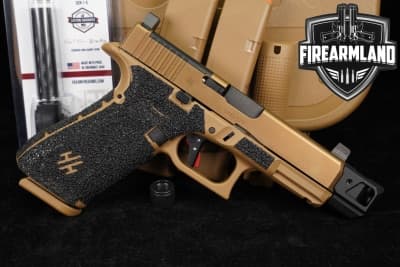Glock 19X G19X V Series MOS Davidson's Exclusive 9mm Coyote COMP THREADED