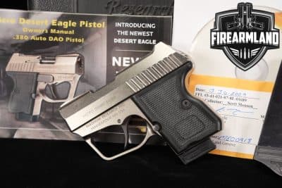 DEAGLE Magnum Research Micro Desert Eagle 380 ACP 2.2" Nickel +2 MAGS
