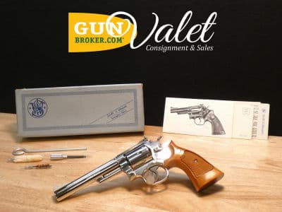 Smith & Wesson 19-4 Nickel - .357 Mag - 6 In - S&W 19 Combat Magnum - C