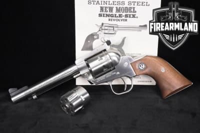 Ruger New Model Single-Six Convertible 22 LR & WMR 5.5" +SPARE CYLINDER