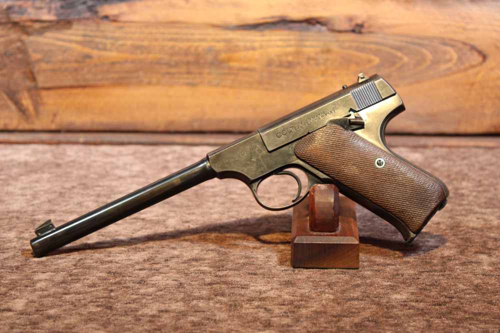 C&R 1930 Colt Woodsman .22 LR 6.75" bbl Bright Bore Patina