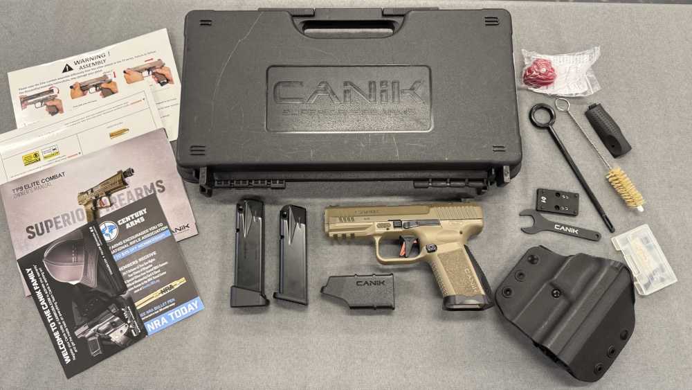 Canik TP9 Elite Combat Flat Dark Earth SAI Barrel 9mm Handgun In Box NO RES